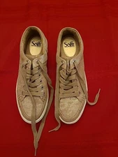 Womens Sofft Sanders Fashion Sneakers -Gold 71/2M