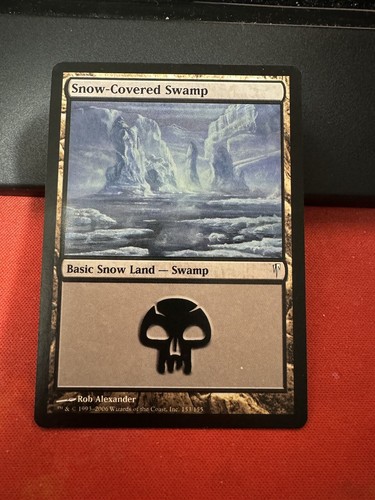 11x Snow-Covered Swamp Coldsnap Lightly Played MTG