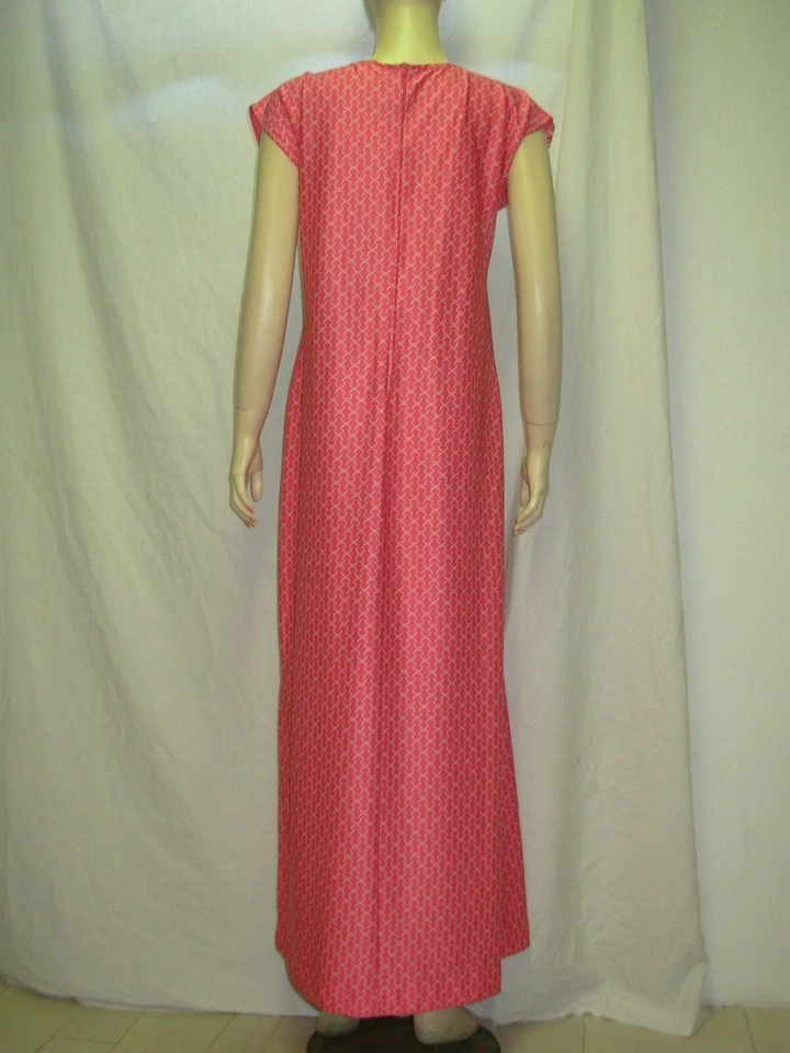 YOLENE Robe longue Rose Vintage (M) 052 - Photo 3/4