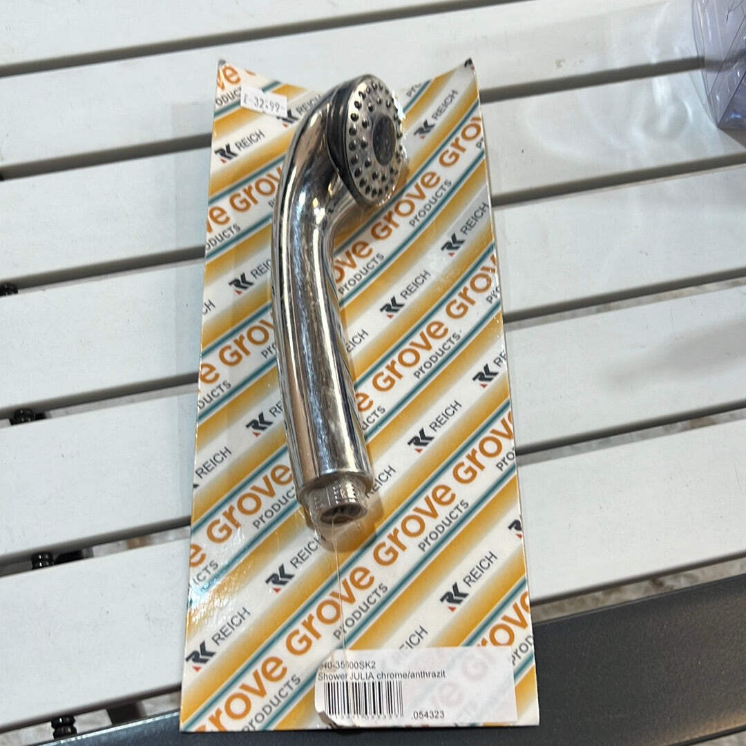 Shower Head Julia Chrome/Anthrazit