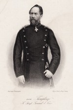 1890s GERMANY Prussian GENERAL of CAVALRY W von T&Uuml;MPLING Portrait Original GRAVE