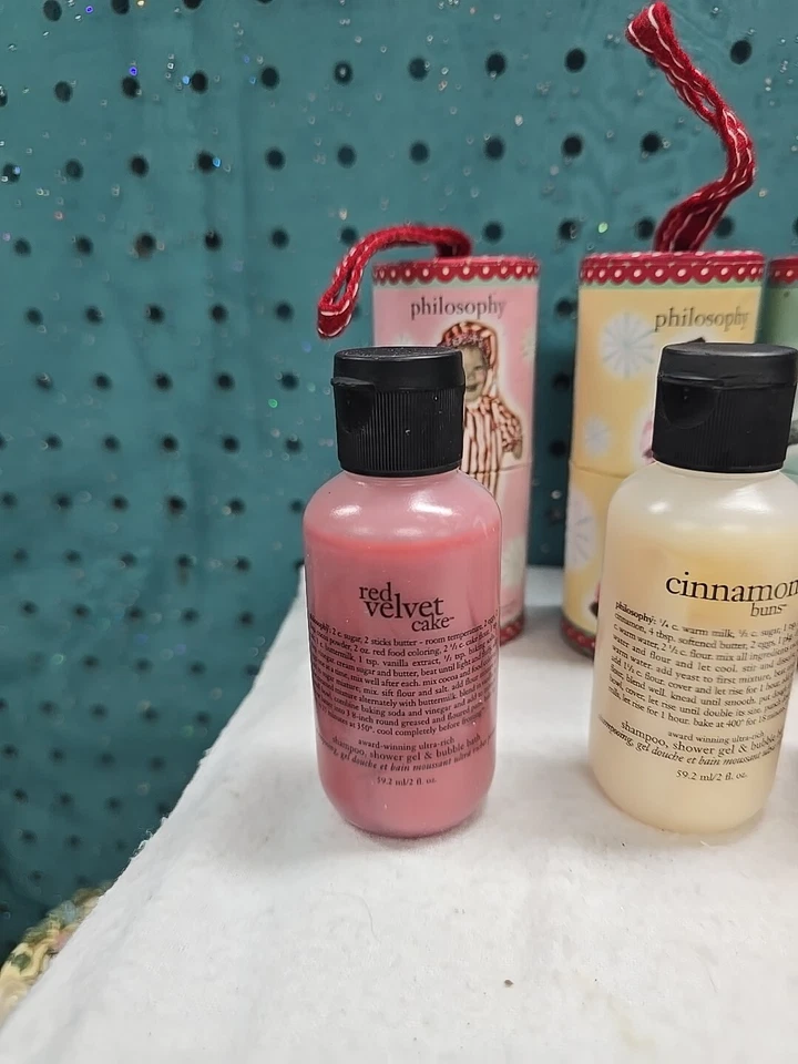 Set Of 5 Philosophy Deck The Halls Shampoo/Shower Gel 2oz W/ Ornament Holders - Image 2 of 4