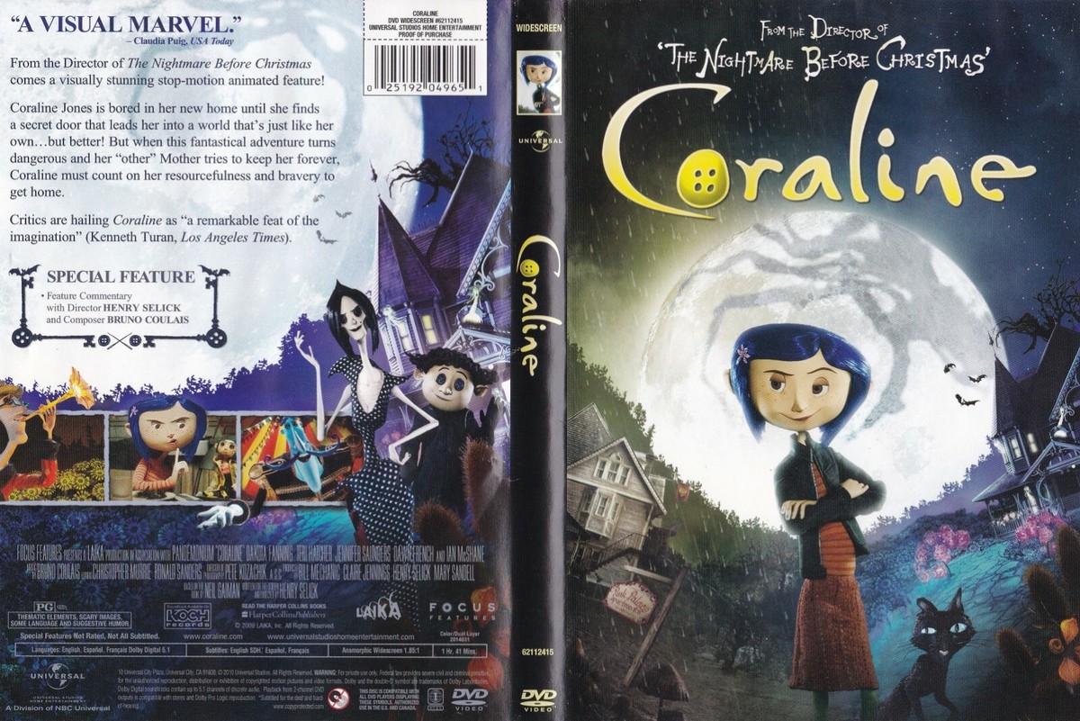 海外版 Coraline コララインとボタンの魔女 DVD 2D-3D Ver. Amazon.co.jp: Coraline (2D + 3D Version) [Blu-ray] [Import