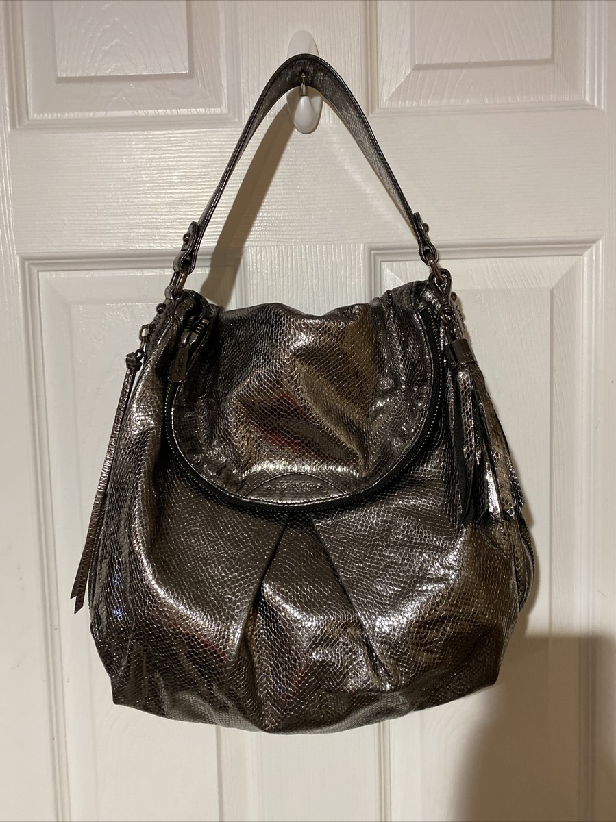 BOTKIER Metallic Leather Expandable Shoulder Bag | eBay Botkier metallic hobo bag main image 0
