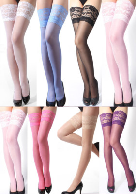 Calze Parigine Velate Collant Autoreggenti Donna Stocking 20