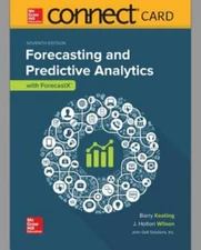 Forecasting and Predictive Analytics Connect Access Card, Hardcover by Wilson...