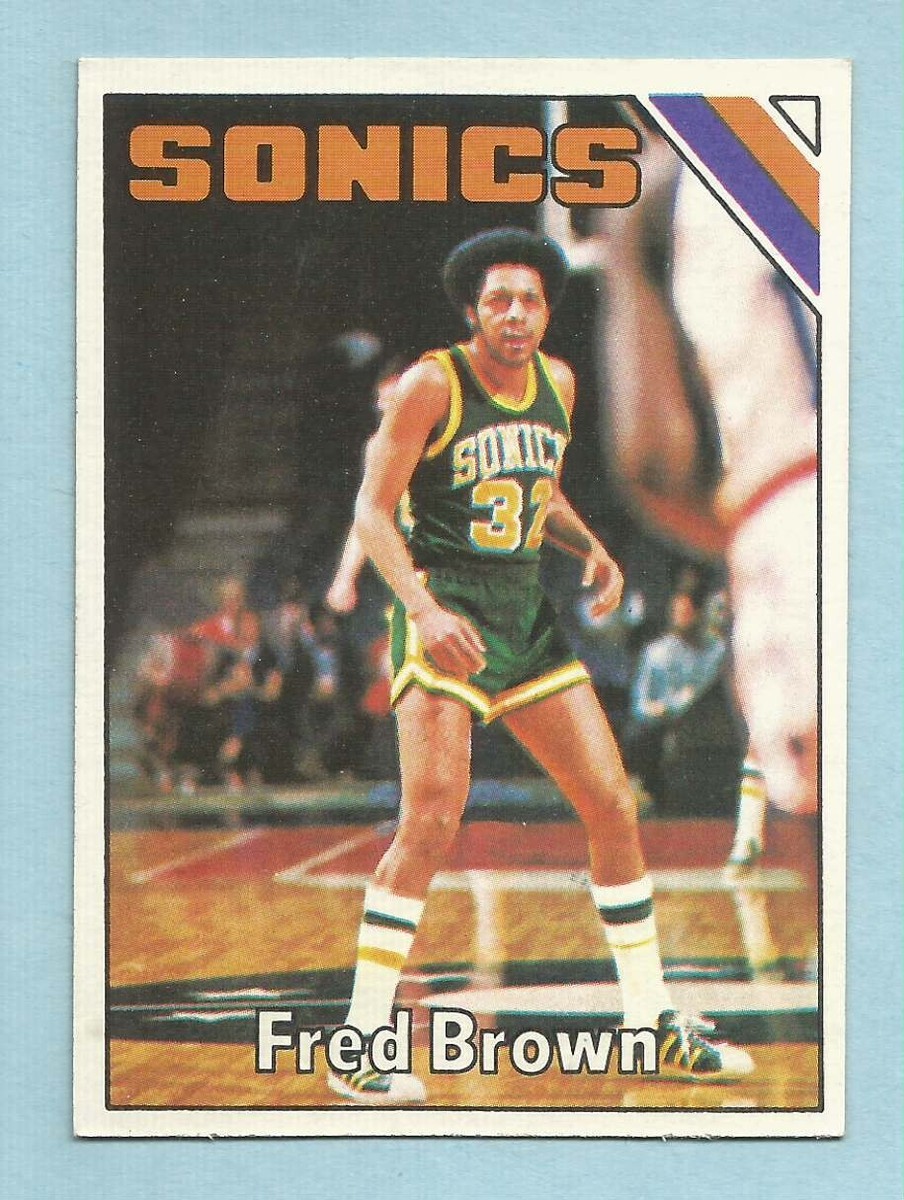 ジャマイカ7”  McCook &amp; The Supersonics Shangul none Barons /00050 1975-76 Topps Basketball Fred Brown #41 Seattle Supersonics