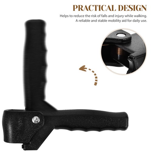 2 Pieces Power Handle Elder Cane Grip Replacement Walking Assist - Bild 2 von 12