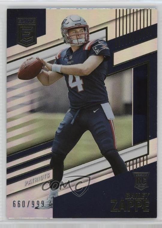 2022 Panini Donruss Elite Rookies 660/999 Bailey Zappe #107 0u8k