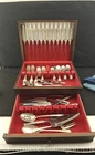 Vintage Sterling Silver Towle Chippendale 75 pc Silverware Set Wood Chest 7 lbs