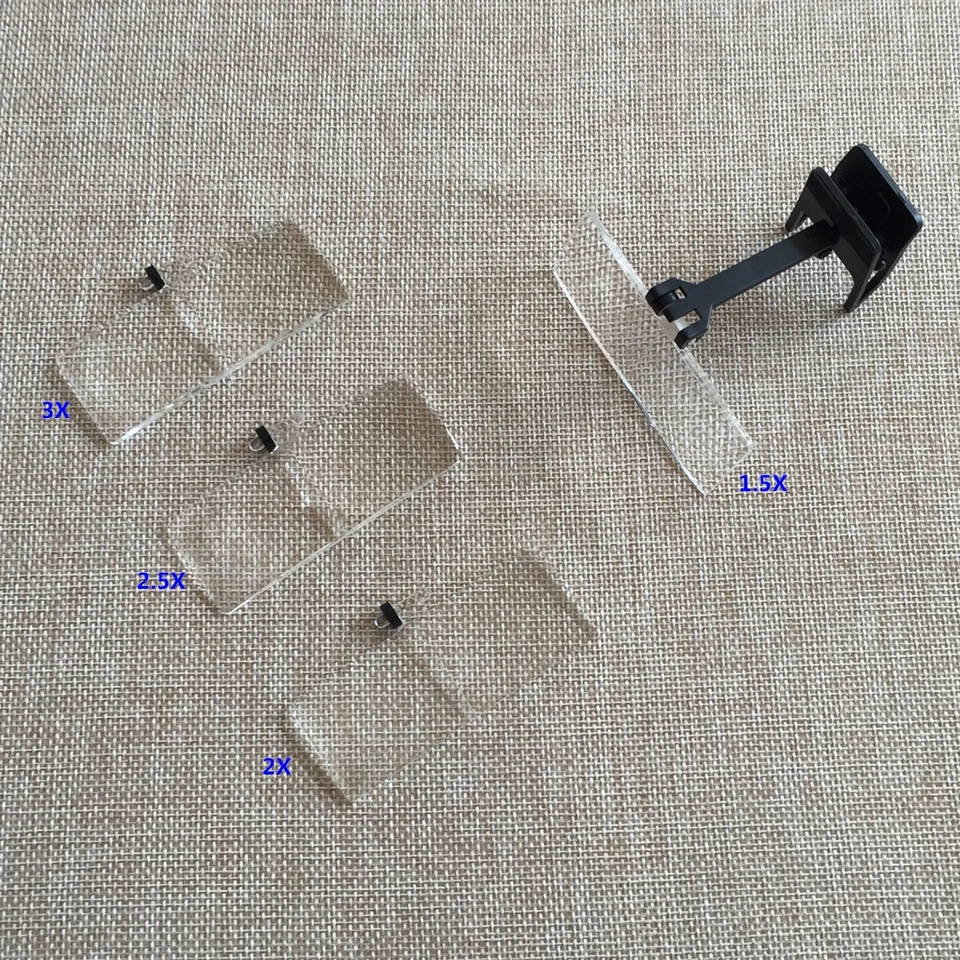 Lupe für Brillen - Leicht an Brillen anzupassen - Bild 3 von 4