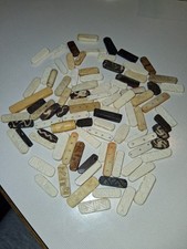 assorted buffalo bone spacer beads