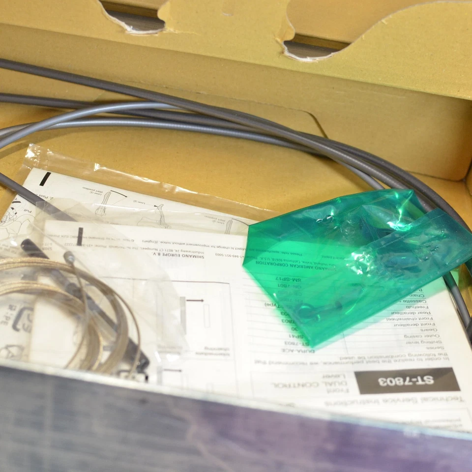 NEW OLD STOCK Shimano Dura Ace 7801 ST-7803 10x3 Speed TRIPLE Shifter Set NOS - Image 4 of 4