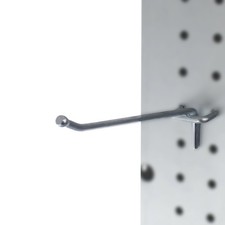 Presa Heavy Duty Metal Peg Board Shelving Hooks, 6-Inch, 50-Pack 6 Inch Chrome