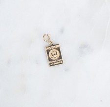 14K U.S. Passport Charm