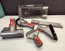 Dyson 6pc Attachment Crevice Soft Brush Mini Motorized Brush Head Wall Mount 