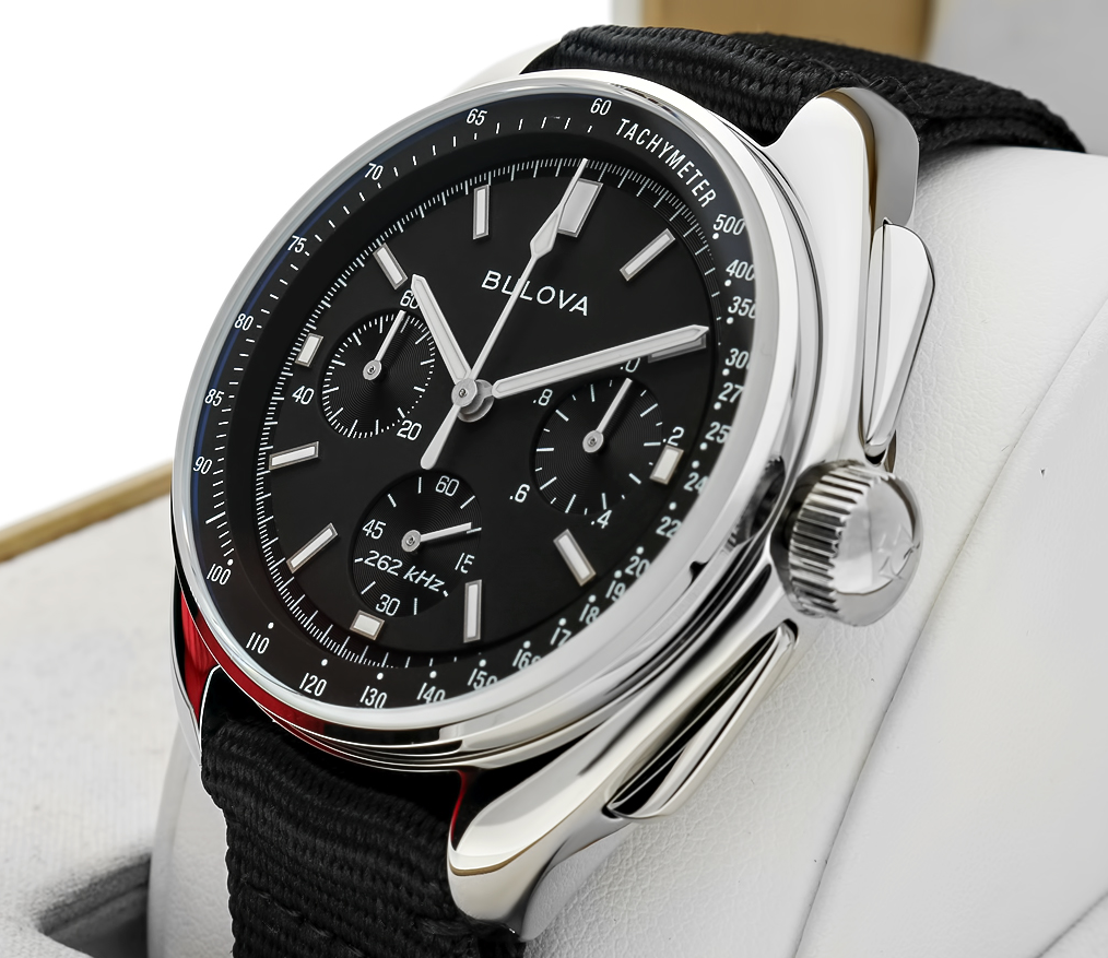 Bulova Marine Star Heren Zwarte Horloge 98B302