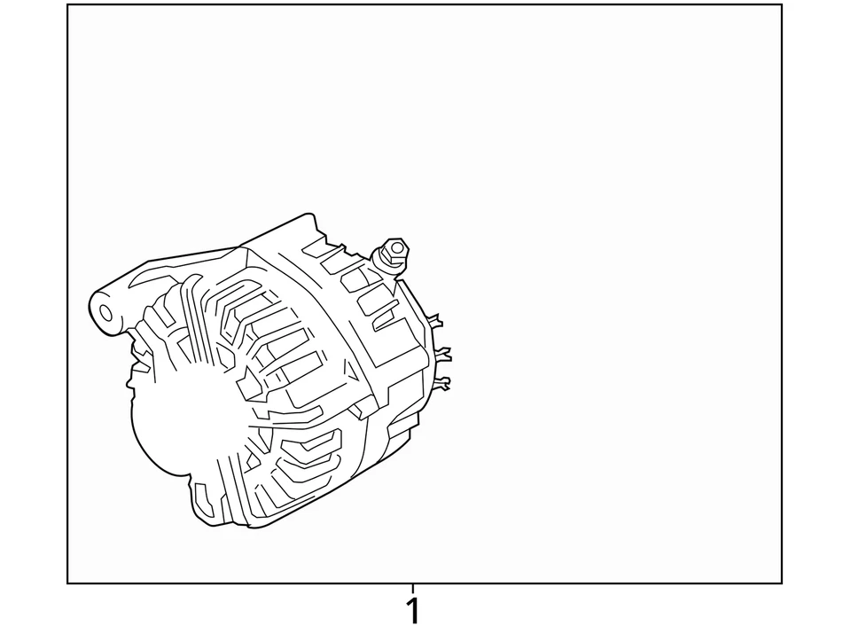 2014-2018 BMW X5 F15 3.0L DIESEL ENGINE MOTOR 220 AMP ALTERNATOR GENERATOR - Image 4 of 4