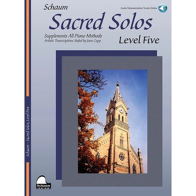 Sacred Solos  Level Five Educational Piano BookOnline Audio Level Upper Inter