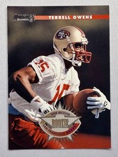 1996 Donruss Terrell Owens #237 (RC) Rookie Card 49ers. rookie card picture