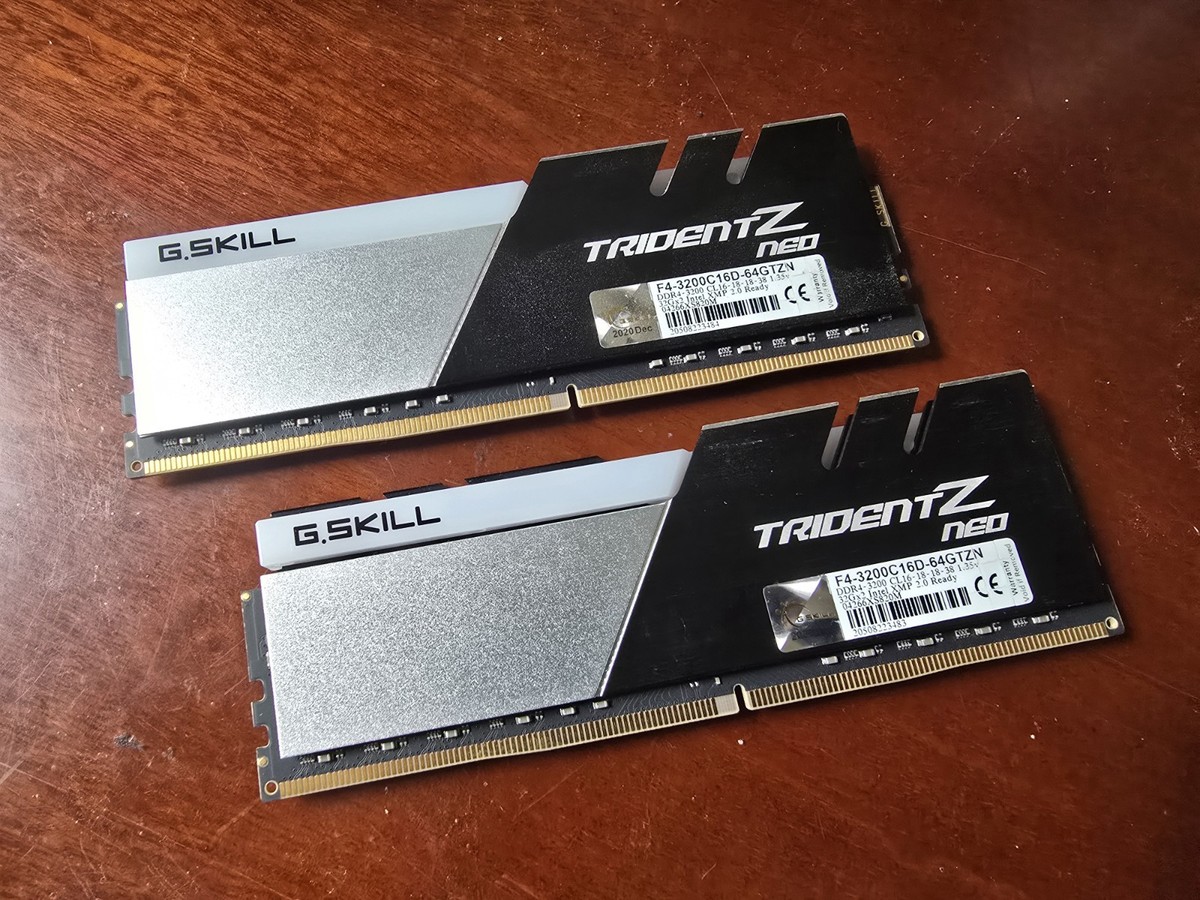 G. SKILL Trident Z Neo 64GB (2 x 32GB) PC4-25600 (DDR4 3200