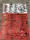 HUGE (117) VINTAGE 1980'S HASBRO GI JOE WEAPONS GUNS LOT ARAH ACCESSORIES