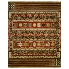 Kalaty Soumak Area Rug SU-481 Multi Transitional Casual Wool Flatweave Rectangle