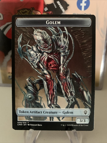 MTG - GOLEM TOKEN COMMANDER LEGENDS NEAR MINT/MINT