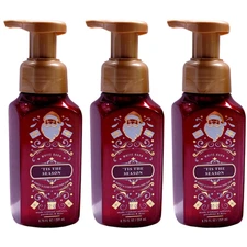 3 BATH & BODY WORKS WHITE BARN 'TIS THE SEASON GENTLE FOAMING HAND SOAP 8.75oz 