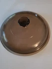 Pyrex Corning V 1.5 C 7.25" Glass Amber Round Replacement Lid Cover