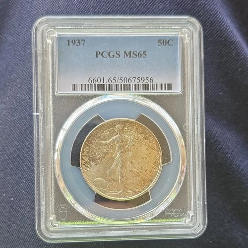 1937 Liberty Walking Half Dollar Silver PCGS MS65 Uncirculated 50C