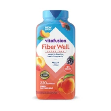 Vitafusion Fiber Well Sugar Free Gummy Vitamin Supplement, 220 ct.