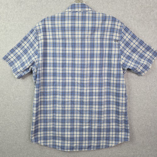 5.11 Tactical Mens Sz S Red Plaid Short Sleeve Snap Button Down Cotton Bld Shirt - Picture 6 of 8