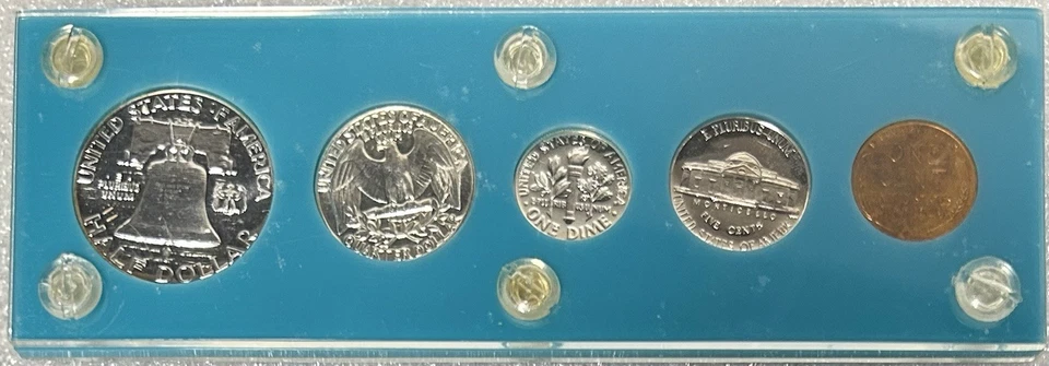 1952 5 Silver Coin Proof Set - In Proof Plastic Holder BX3-24 - Image 2 of 4