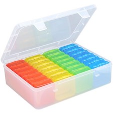 Bead Organizer Box Red,Yellow,Blue,Green , Small Bead Organizers and Storage ...