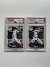 Corbin Burnes signed 2016 1st Bowman Baseball Card PSA SLAB AUTO 10 RC Dbacks