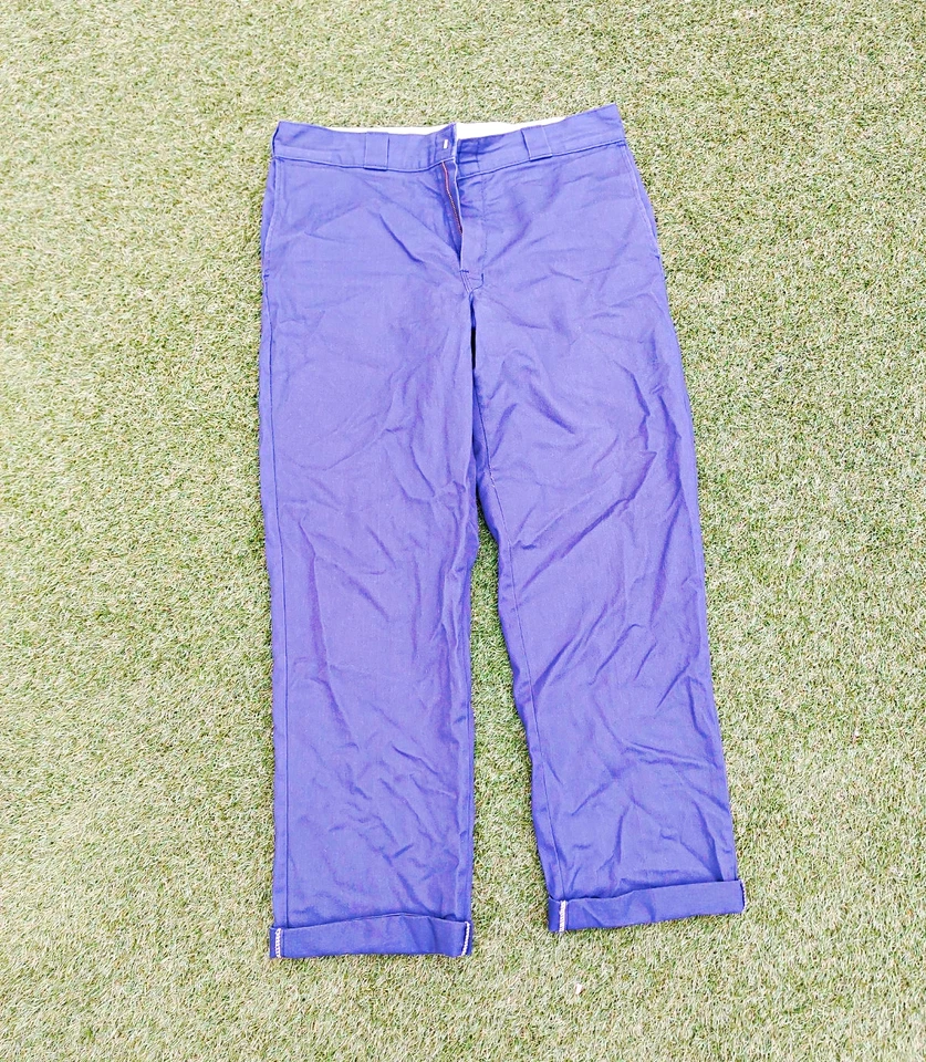 Dickies 874NV Navy Cotton Twill Straight Workwear Trousers 44x32, photo 1 of 4