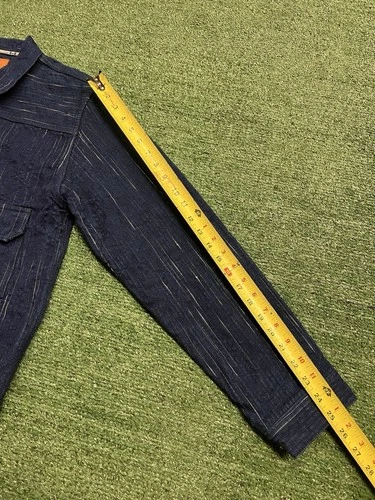 Studio D'Artisan Size 40 Kasuri Denim Indigo Hand Dyed Type 1 Jacket D4508 image 11