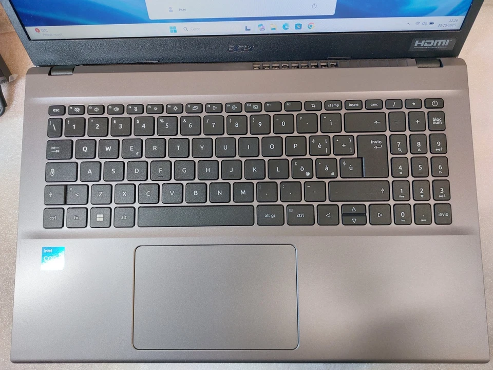 Acer Notebook 15,6" Extensa 215-55 ( Intel Core i5 1235U 8GB 512GB ) - Ottimo - Immagine 2 di 4