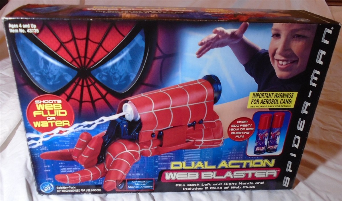 Spider-man Dual Action Web Blaster Fluid or Water Shooter Glove 2