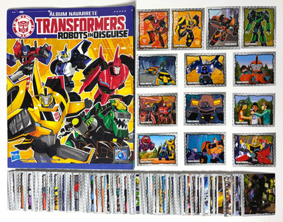 ALBUM TRANSFORMERS Robots In Disguise + Full Set 212/212 Peru Navarrete 2016 OP