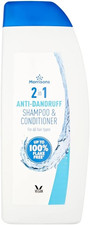 Morrisons Shampoo & Conditioner Anti-Dandruff Classic 2 in C1 500Ml, WHITE 9.98 per litre