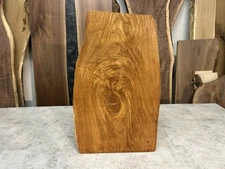 Live Edge Curly Oak Wood Slab/Cool Grain/White Oak Kiln Dried End Table Wood