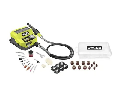 #ad Ryobi 18V Rotary Tool Station 9.09 x 9.13 x 5.59 inches Black $103.99
