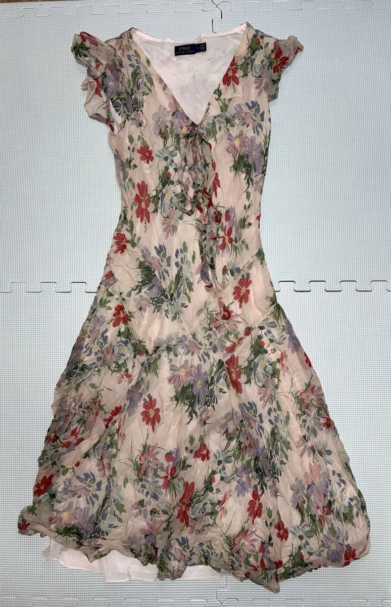 sachin and babi light blue dress Ralph Lauren Chiffon Floral Dresses for Women for sale main image 1