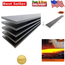 Cold Rolled 12"x2" 1095 Steel Sheets - 5 Pack for Sophisticated Knife Crafters