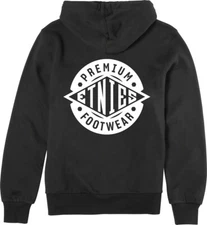 Etnies Men's Premium Footwear Full Zip Fleece Hoodie Sweatshirt in Black