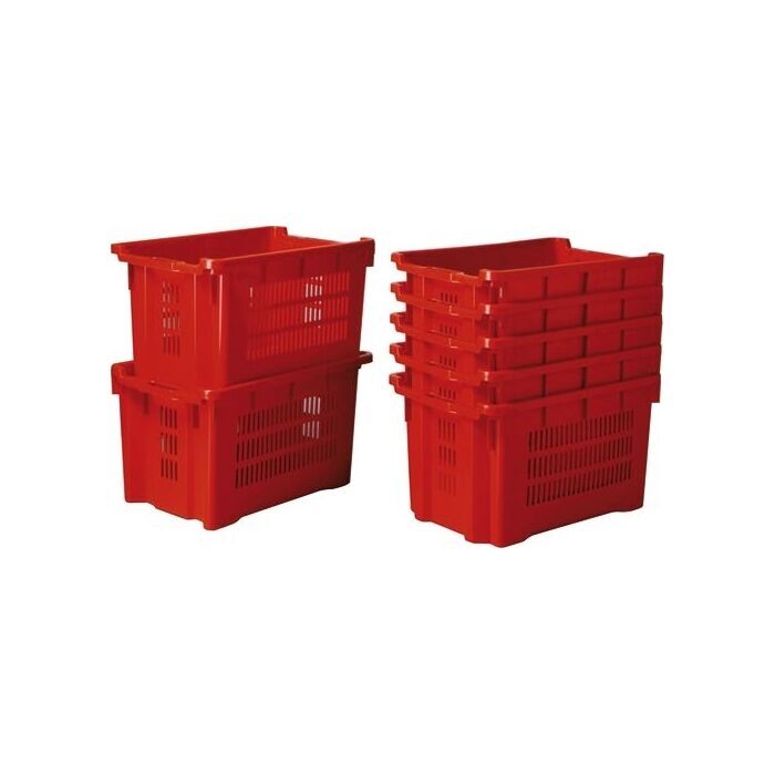 CASSETTA per RACCOLTA Frutta ortaggi Agricoltura da 40 Litri FORATA 56X35X31CM