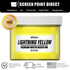 Ecotex® Fluorescent Lightning Yellow Water Based Ready to Use Discharge Ink-5GAL
