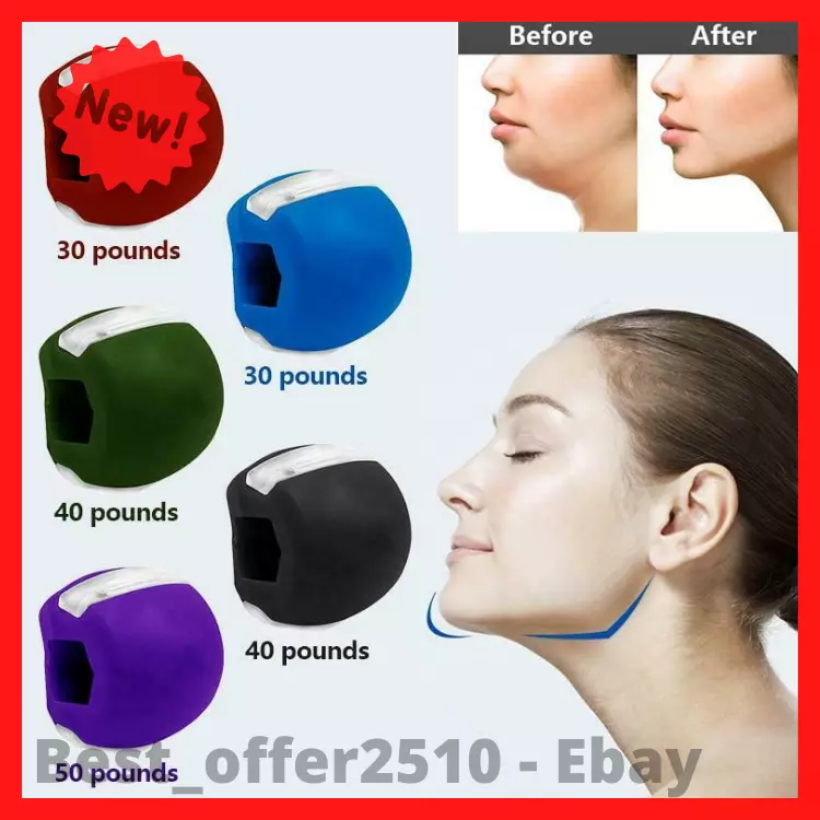 Jaw Exerciser, Jawline Exerciser Mâchoire, visage et cou Exerciseur -  Définissez votre mâchoire, mince et